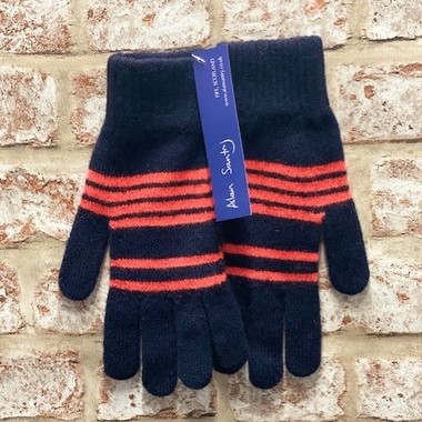 Balmullo - Ladies striped gloves