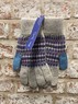 Ceres - Ladies Oatmeal and Fairisle gloves  Thumbnail