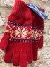 Fairisle ladies lambswool gloves, Made in Scotland (code sale47) Thumbnail