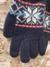 Fairisle ladies lambswool gloves, Made in Scotland (code sale48) Thumbnail