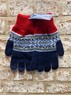 Fairisle ladies lambswool gloves, Made in Scotland (code sale 70) Thumbnail