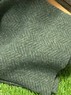 Herringbone - Green Felted Lambswool Scarf Thumbnail