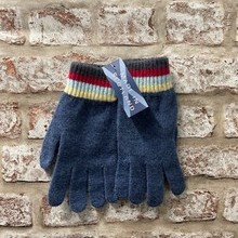 Fairisle ladies lambswool gloves, Made in Scotland (code sale50)