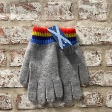 Fairisle ladies lambswool gloves, Made in Scotland (code sale51)